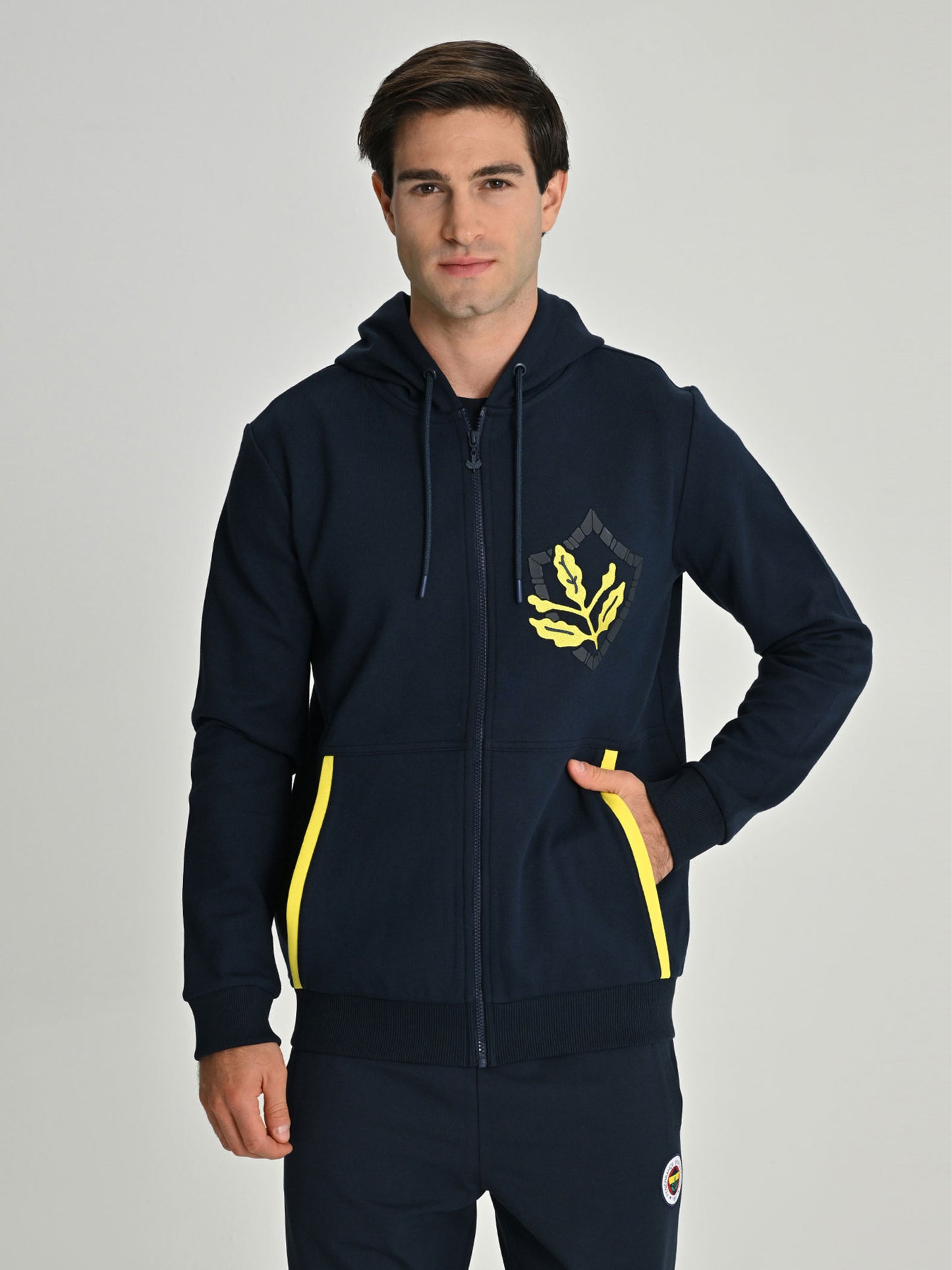 Fenerbahçe Tribün Enjeksiyon Baskı Erkek Sweatshirt
