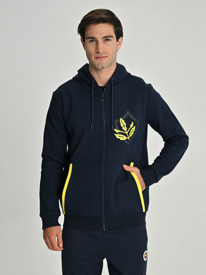 Fenerbahçe Tribün Enjeksiyon Baskı Erkek Sweatshirt