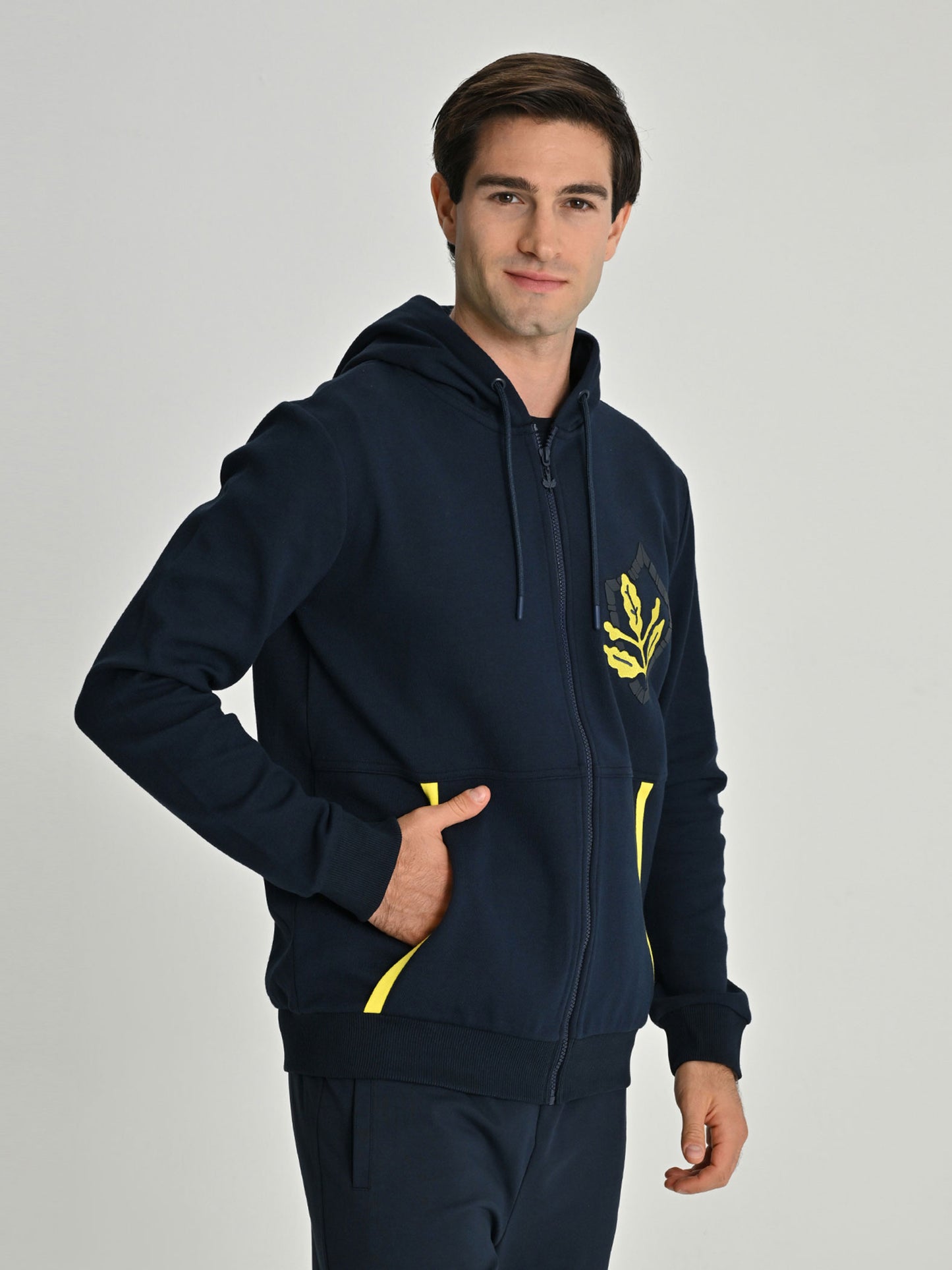 Fenerbahçe Tribün Enjeksiyon Baskı Erkek Sweatshirt