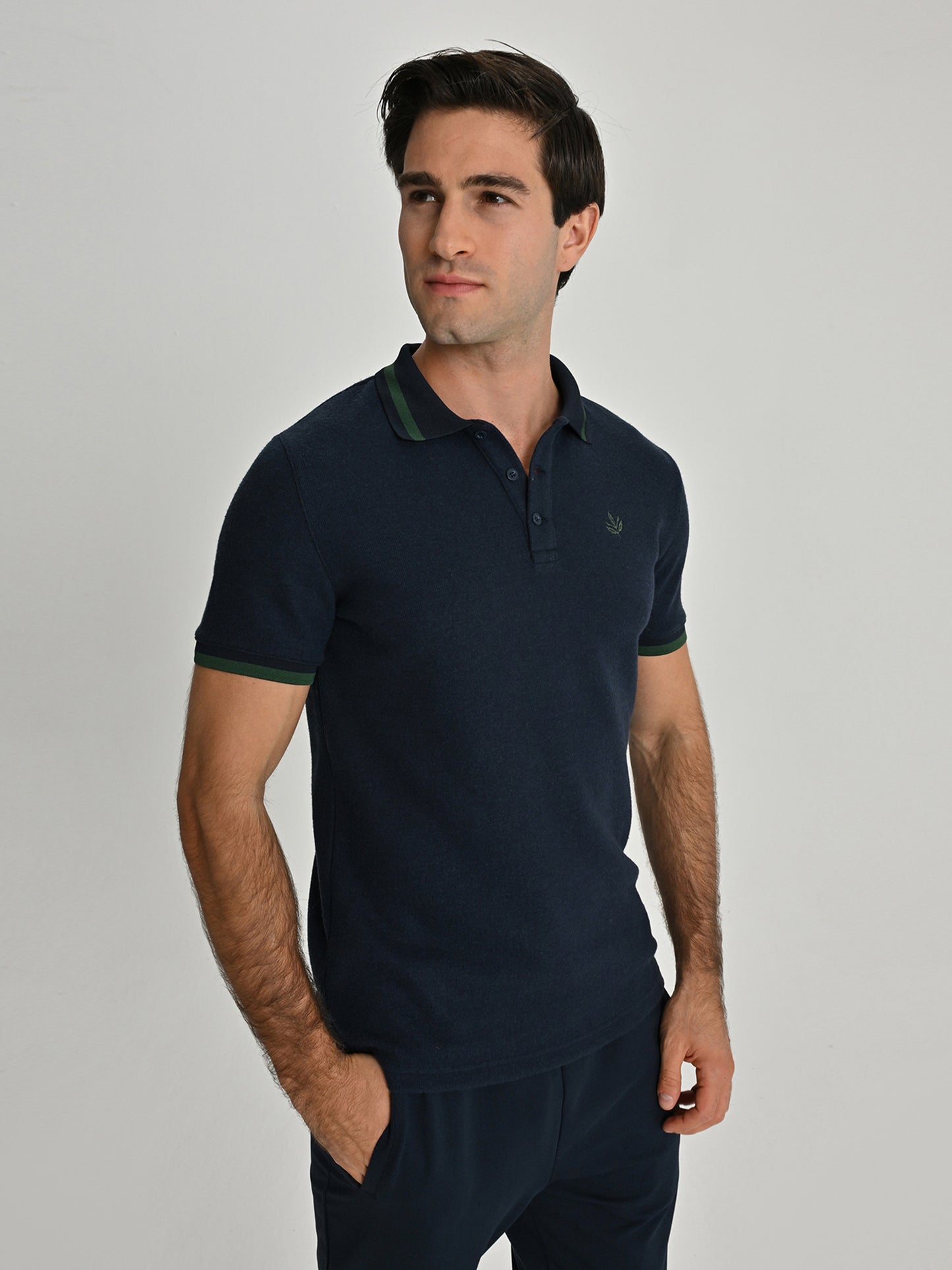 Fenerbahçe Trend Nakışlı Palamutlu Erkek Polo Tshirt