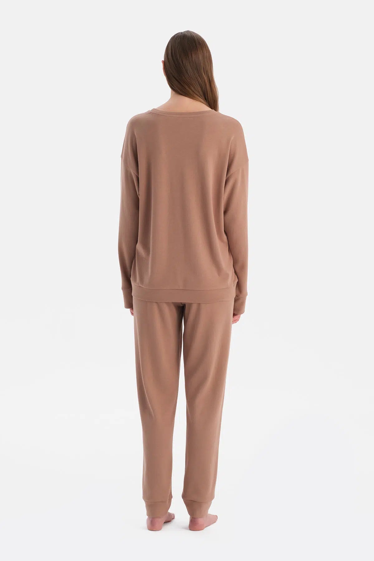 Bisiklet Yaka Jogger Paça Celliant Pijama Takimi