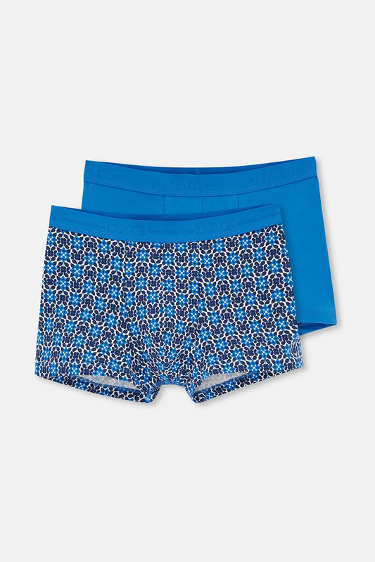 Mavi 5210 2'li Desenli Pamuk Boxer