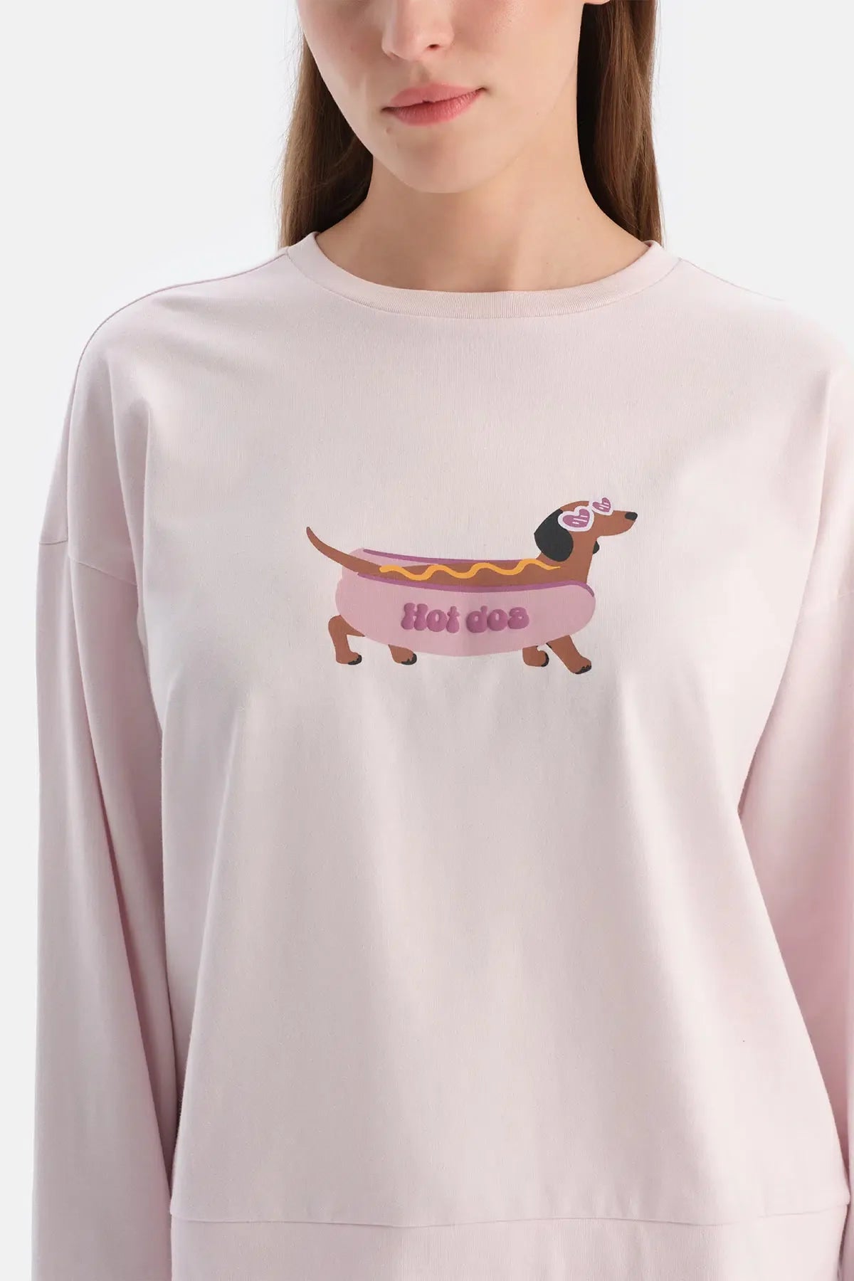 Köpek Baskili Tişört Pantolon Takim