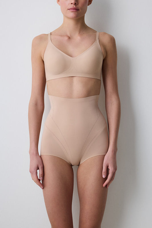 #izbırakmaz Bej Light Yüksek Bel Slip Korse