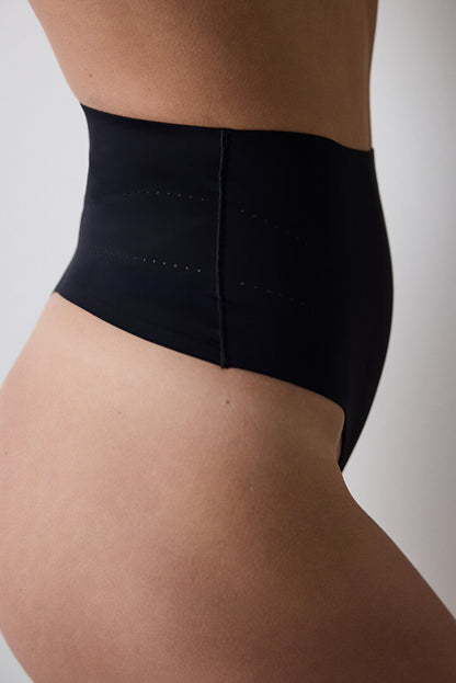 #izbırakmaz Siyah Light Yüksek Bel Tanga Korse