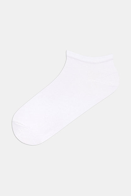 Basic 4 Lü Beyaz Patik Çorap