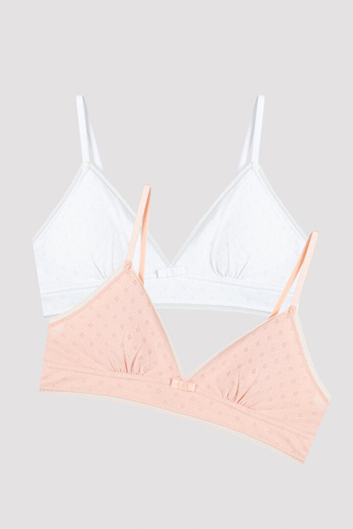 My First Bra Basic Pointel Pamuklu 2li Sütyen