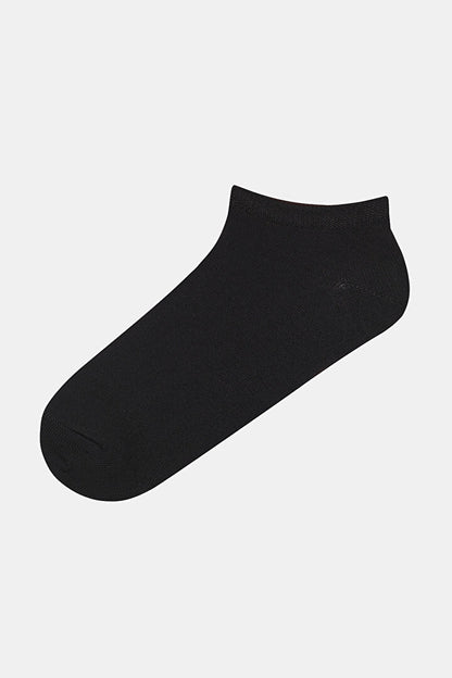 Basic 4 Lü Siyah Patik Çorap