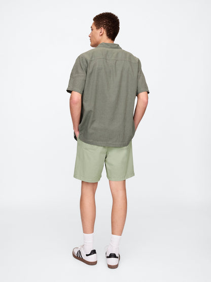 Yeşil Twill Şort