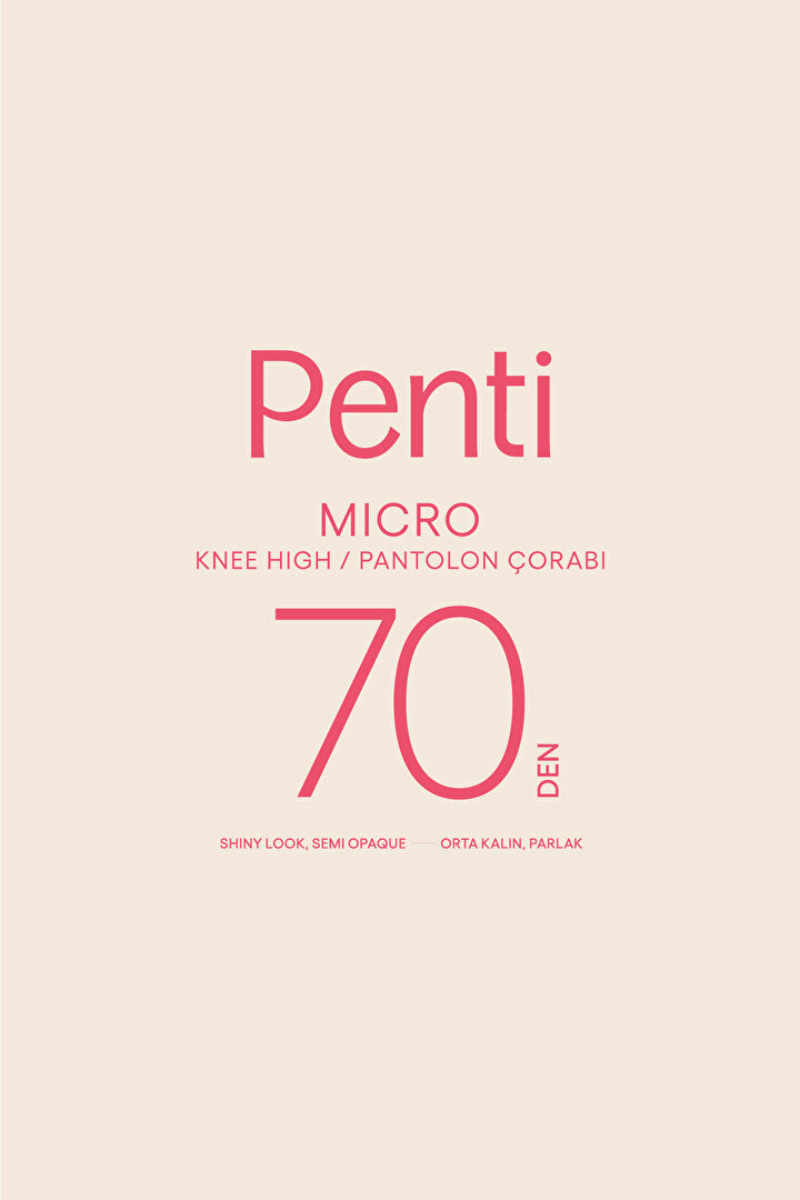 Micro 70 Siyah Pantolon Çorabı