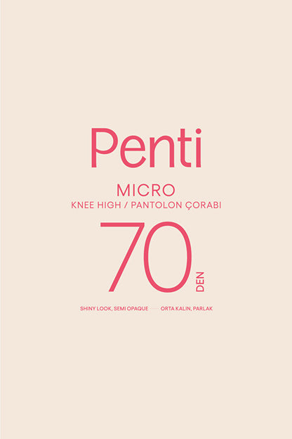Micro 70 Siyah Pantolon Çorabı