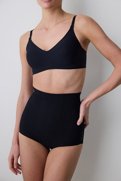 Premium Slip Siyah Korse