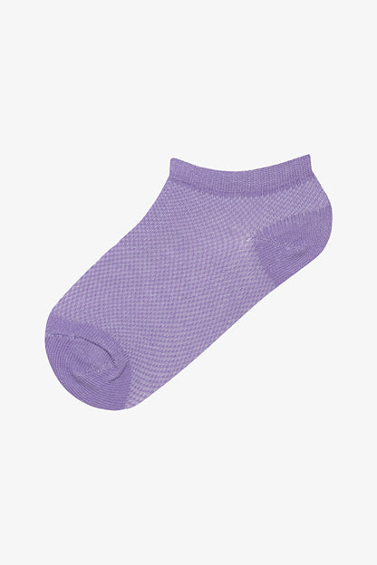 Kız Çocuk Basic Colorful 4lü Patik Çorap
