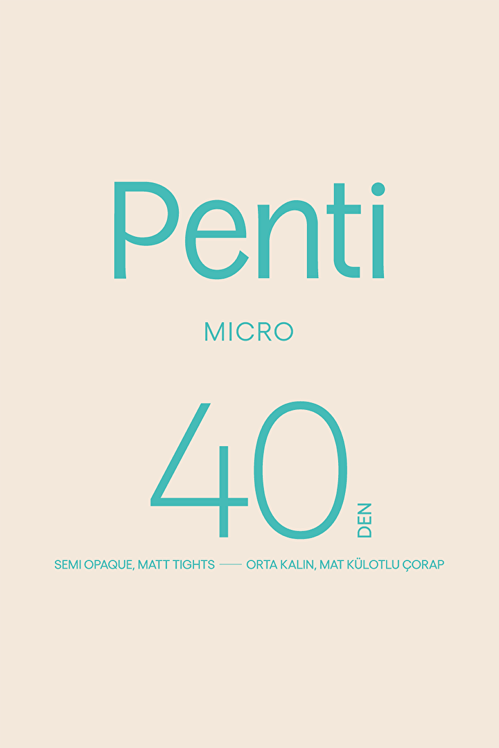 Pretty Micro 40 Külotlu Çorap