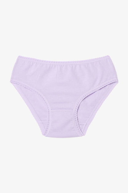 Kız Çocuk Pinky Unicorn Baskılı Pamuklu 5'li Külot