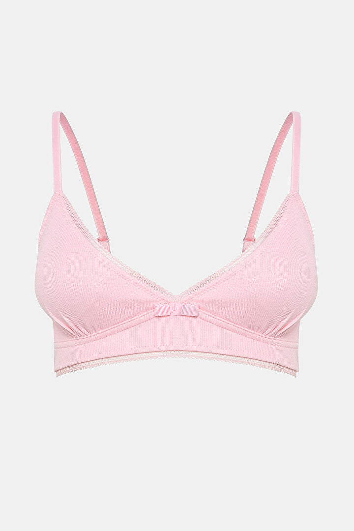 My First Bra Basic Rib 2li Çok Renkli Sütyen