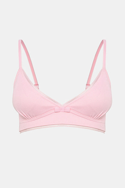 My First Bra Basic Rib 2li Çok Renkli Sütyen