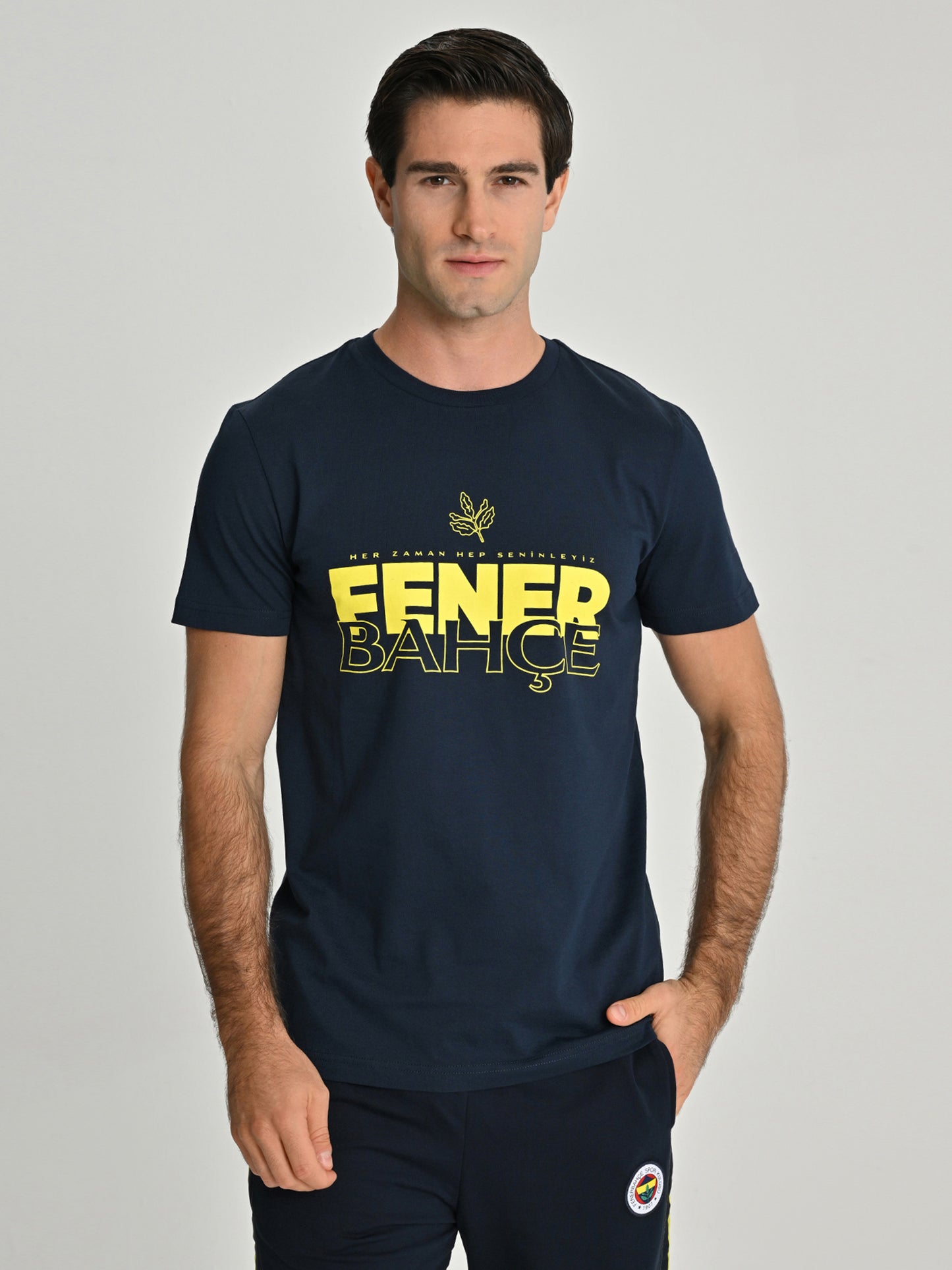 Fenerbahçe Lacivert Tribün Her Zaman Hep Seninleyiz Erkek Tshirt