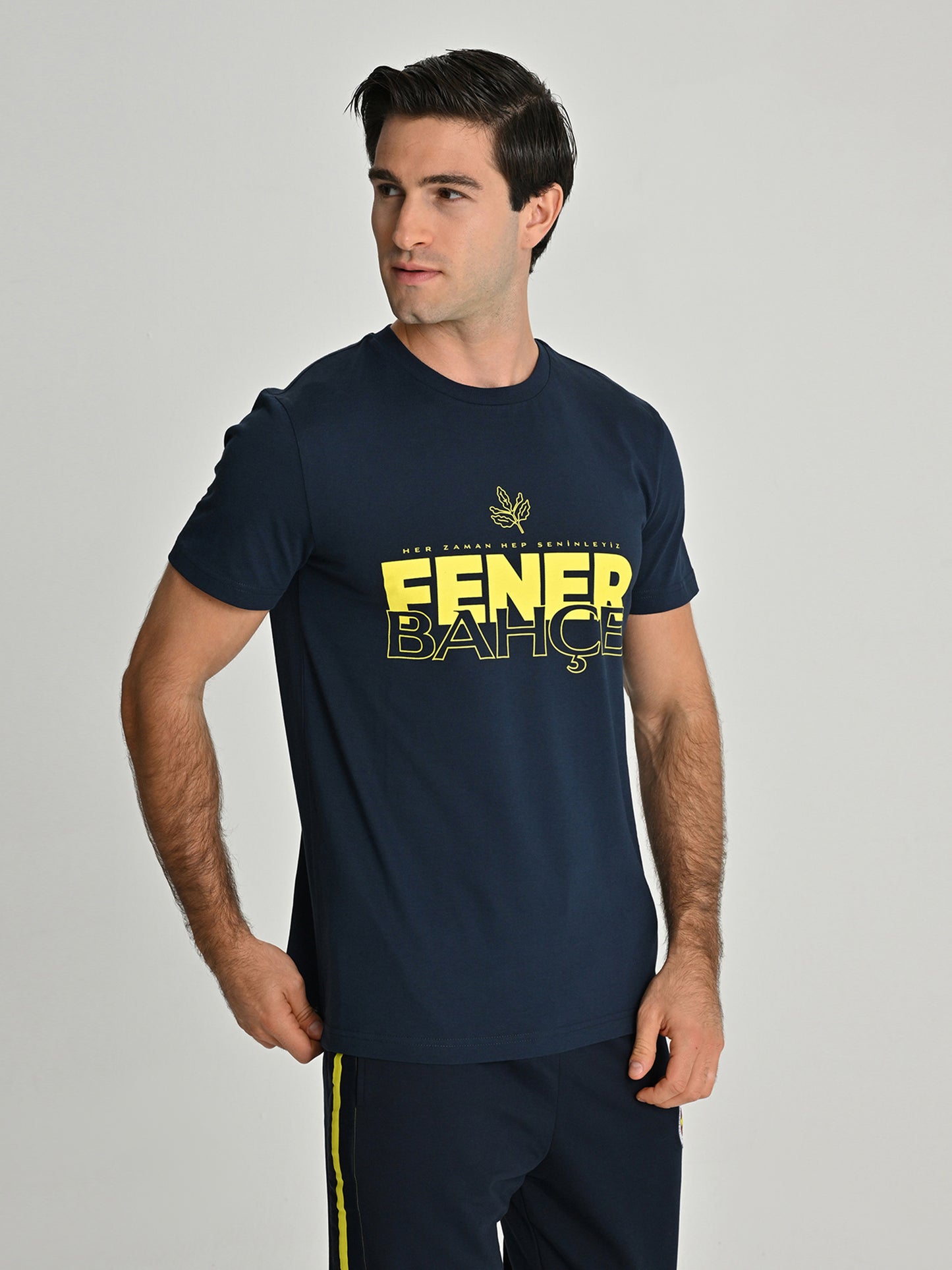 Fenerbahçe Lacivert Tribün Her Zaman Hep Seninleyiz Erkek Tshirt