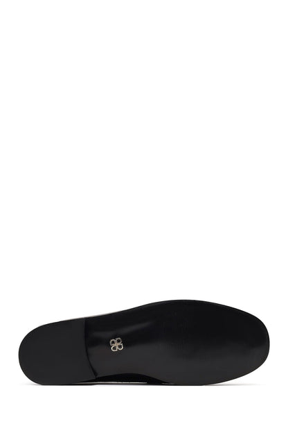 Kadın Bordo Rugan Deri Loafer