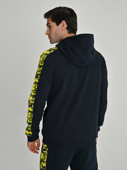 Fenerbahçe Lacivert Tribün Kamuflaj Detaylı Erkek Sweatshirt