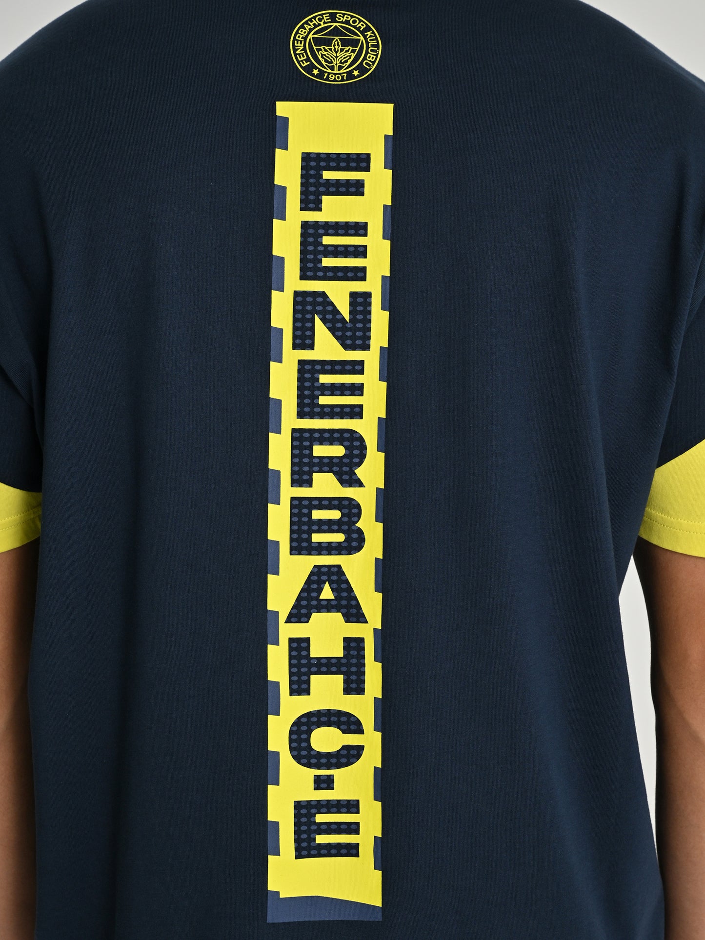 Fenerbahçe Lacivert Tribün Mesh Baskılı Erkek Tshirt