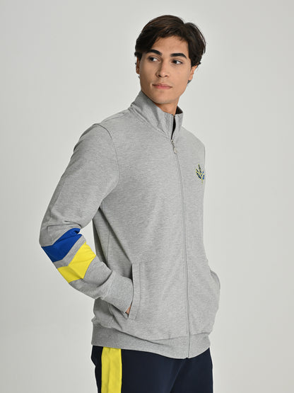 Fenerbahçe Gri Melanj Tribün Palamut Erkek Sweatshirt