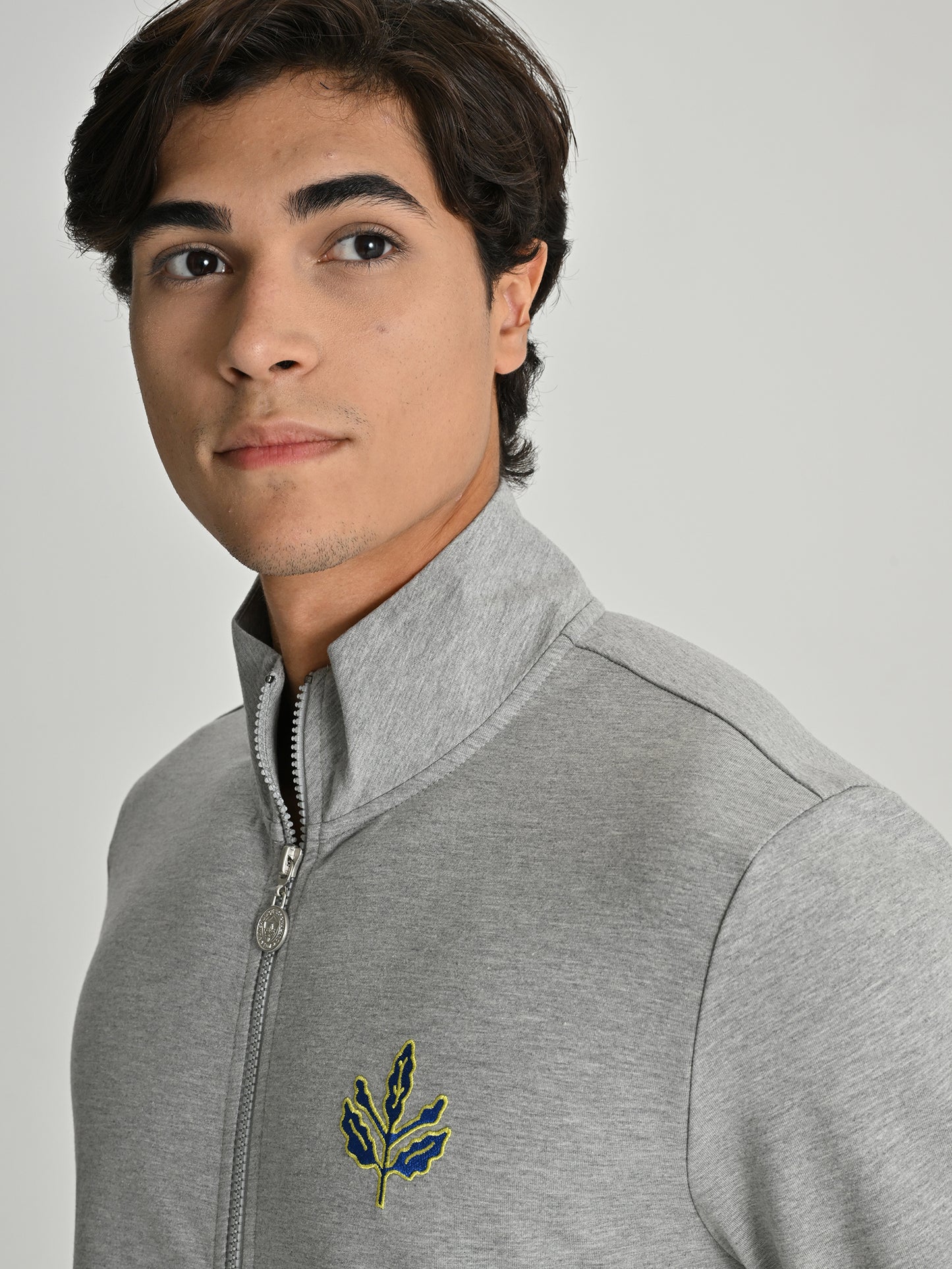 Fenerbahçe Gri Melanj Tribün Palamut Erkek Sweatshirt