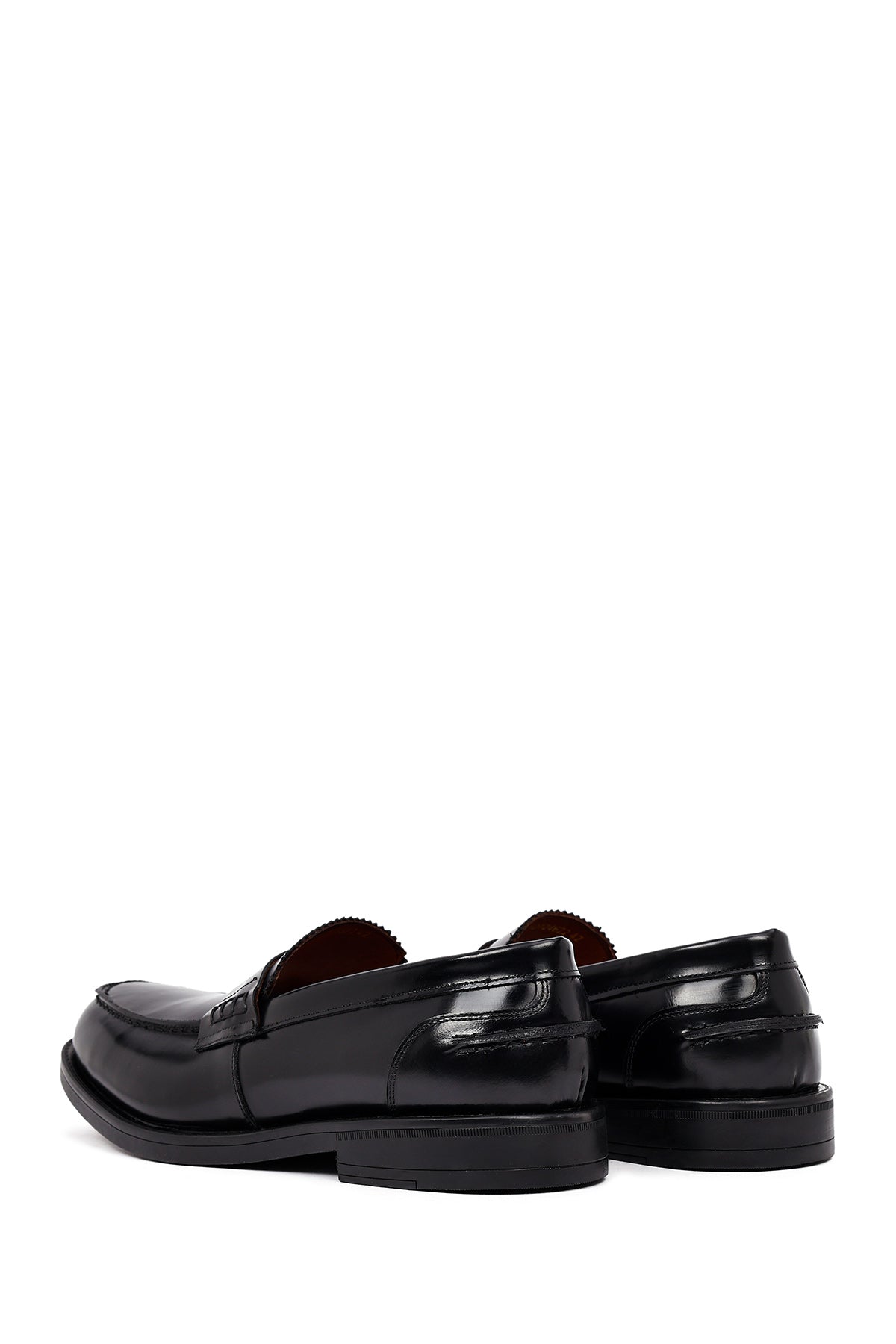 Erkek Siyah Deri Casual Loafer