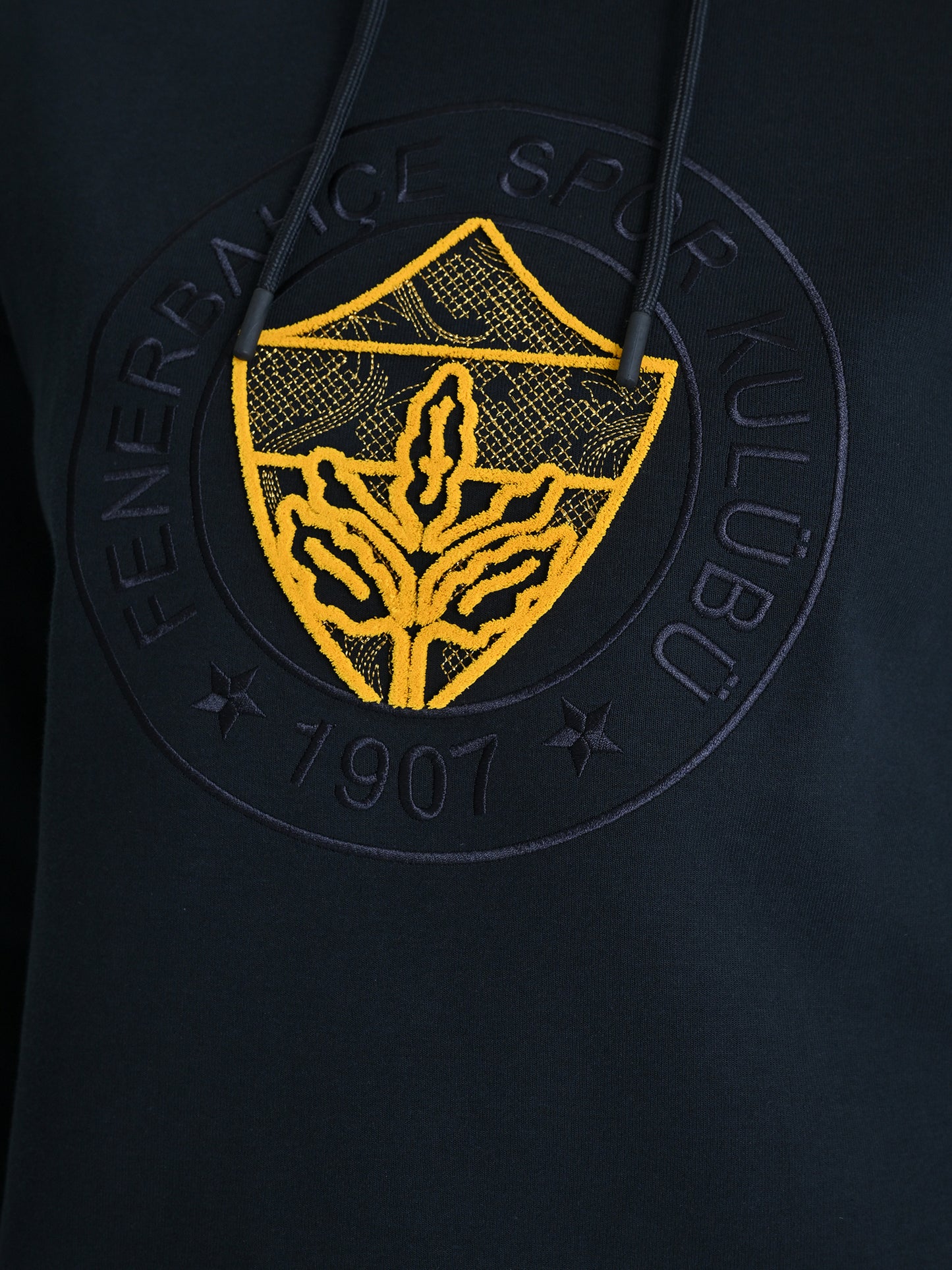 Fenerbahçe Lacivert Trend Tafting Nakış Kadın Sweatshirt