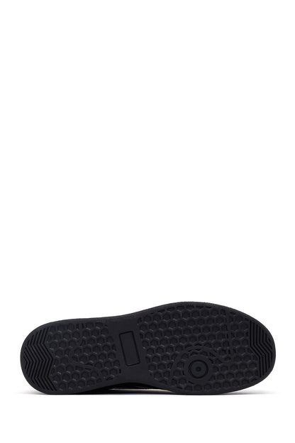 Kadın Siyah Bağcıklı Kalın Tabanlı Sneaker