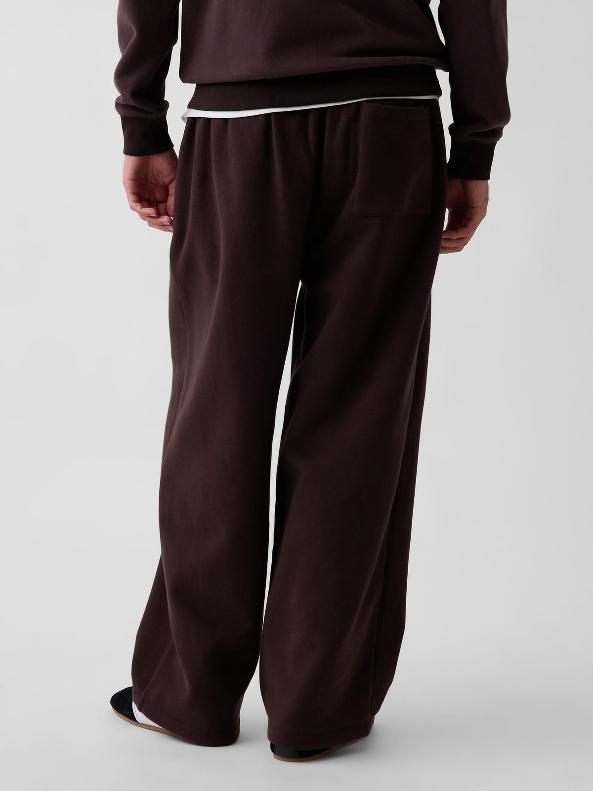 Koyu Kahverengi Vintagesoft Baggy Eşofman Altı