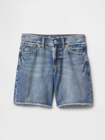 Mavi Low Rise Stride Denim Bermuda Şort