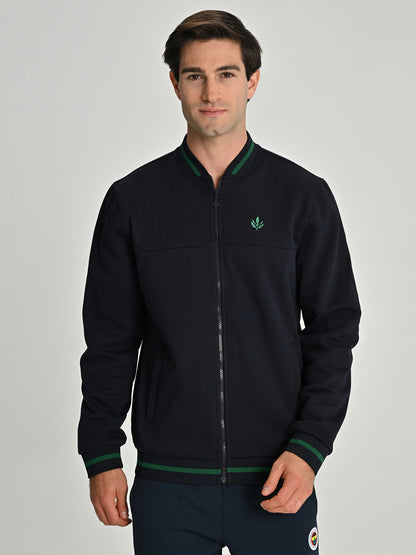 Fenerbahçe Lacivert Trend Bomber Palamut Erkek Sweatshirt