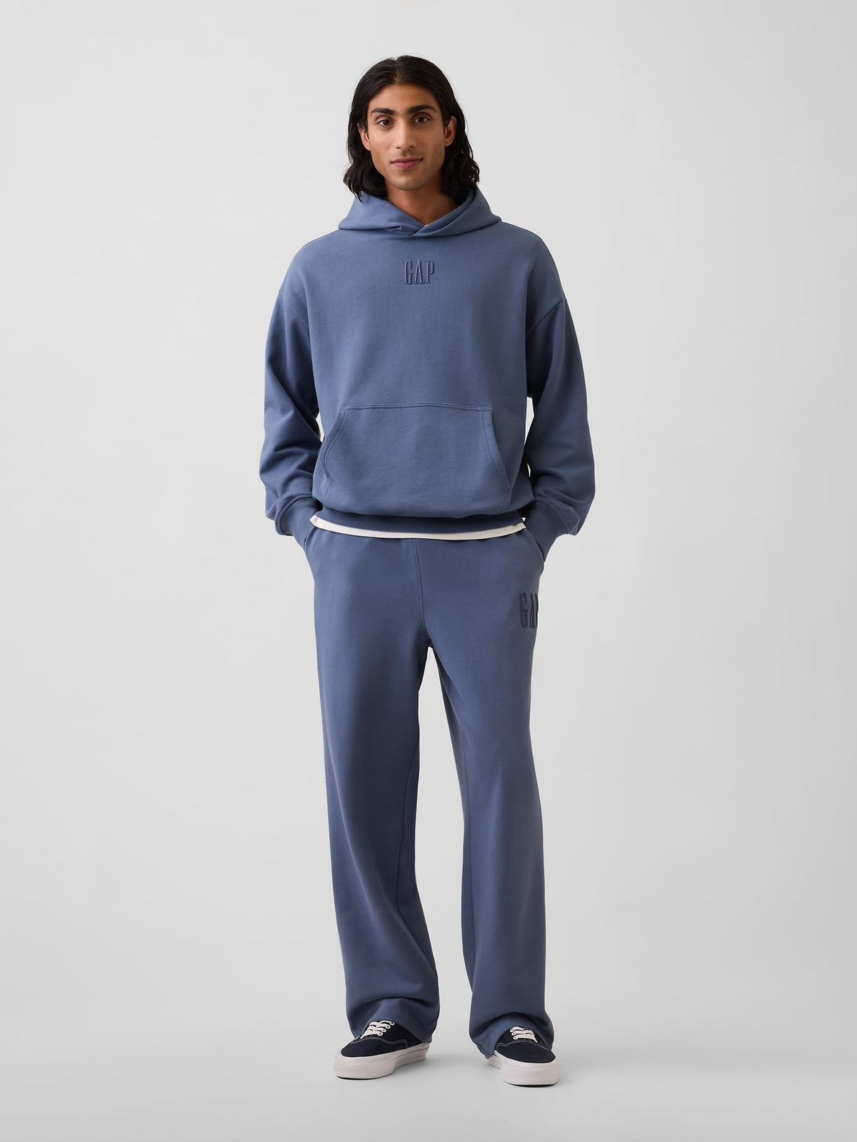 Mavi Heavyweight Relaxed Logo Eşofman Altı