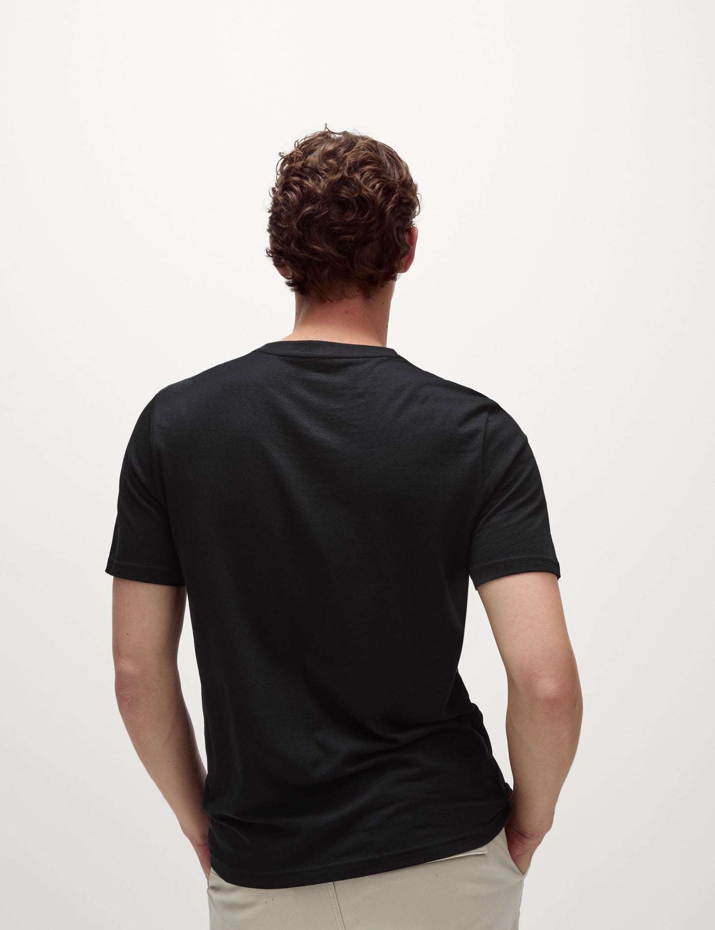 Saf Pamuklu Kısa Kollu T-shirt