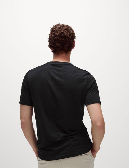 Saf Pamuklu Kısa Kollu T-shirt