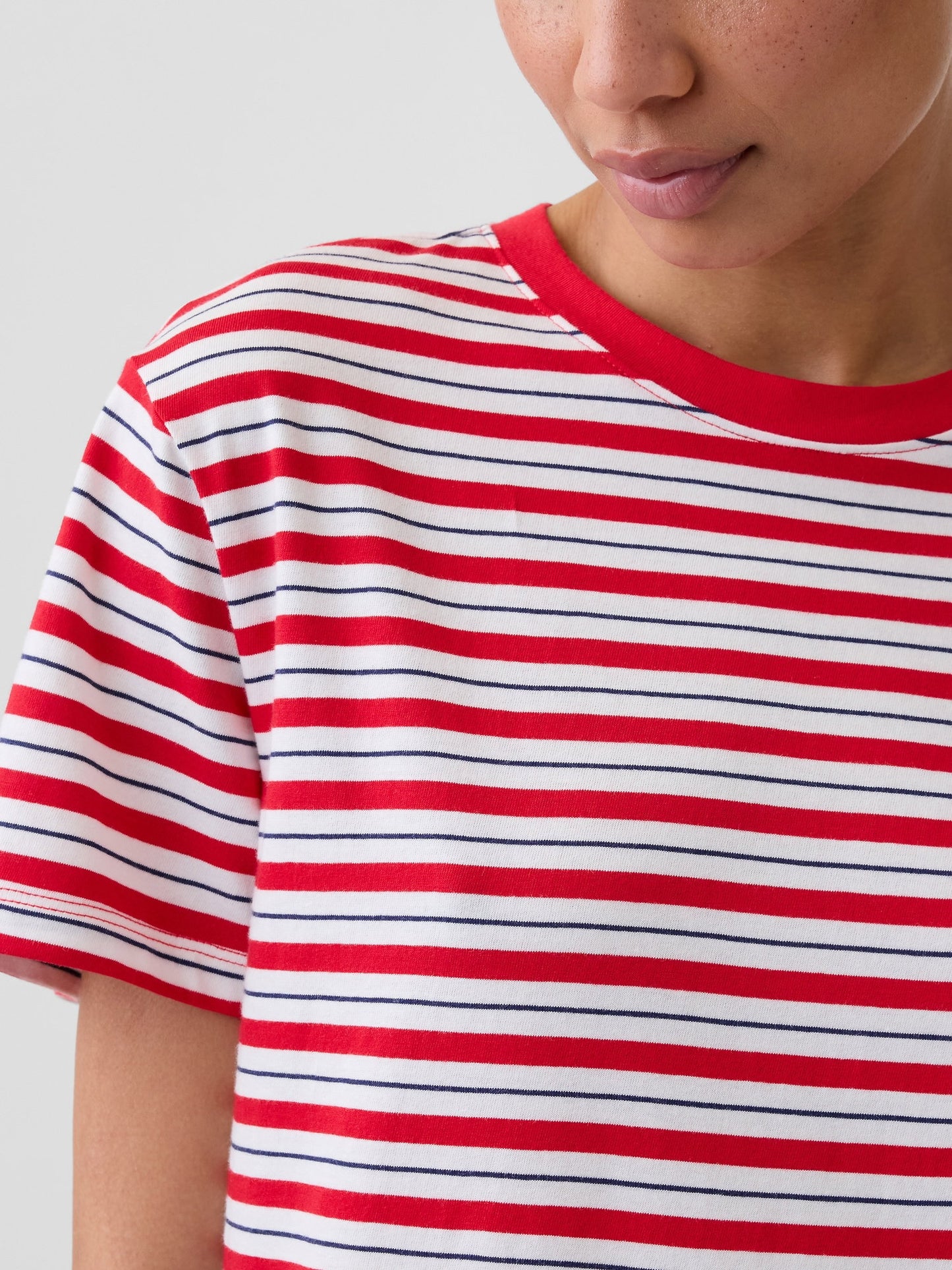 Kırmızı Relaxed T-shirt Mini Elbise
