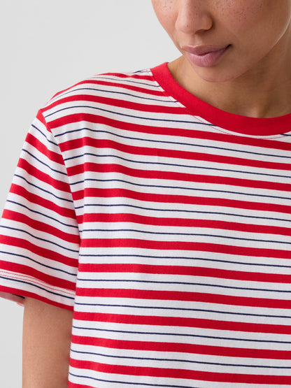 Kırmızı Relaxed T-shirt Mini Elbise