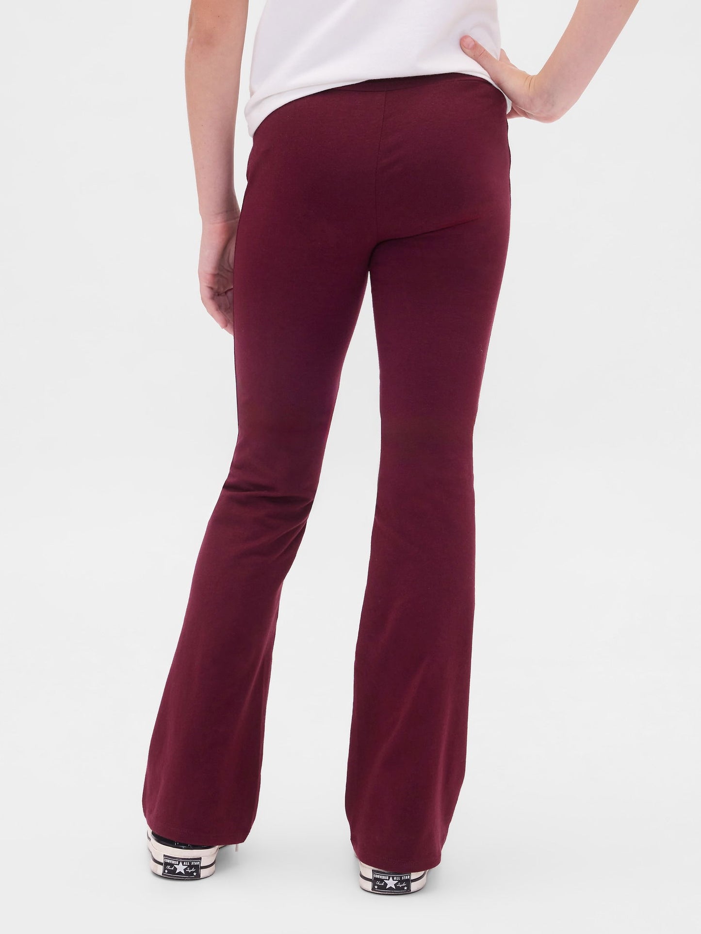 Bordo Flare Leggings Tayt