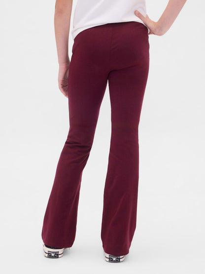 Bordo Flare Leggings Tayt