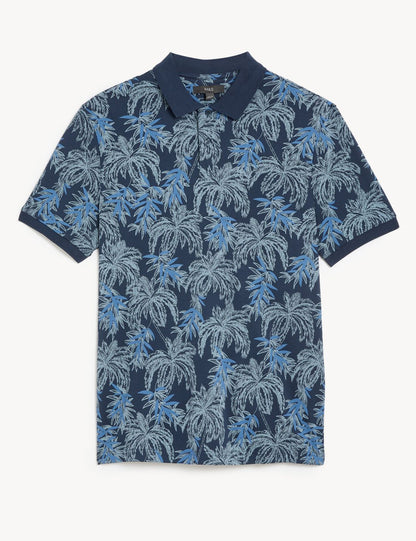 Saf Pamuklu Polo Yaka T-shirt