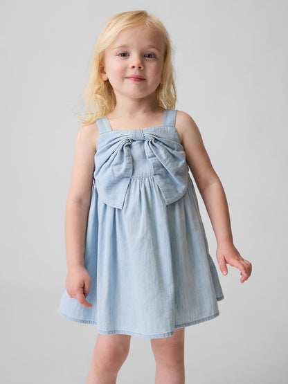 Mavi Denim Fiyonk Elbise
