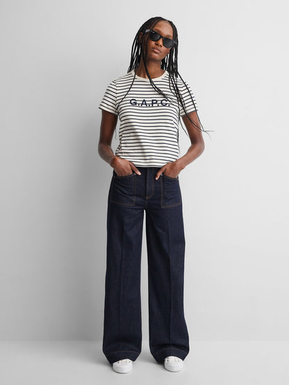 Beyaz Gap × A.p.c. Logo T-shirt