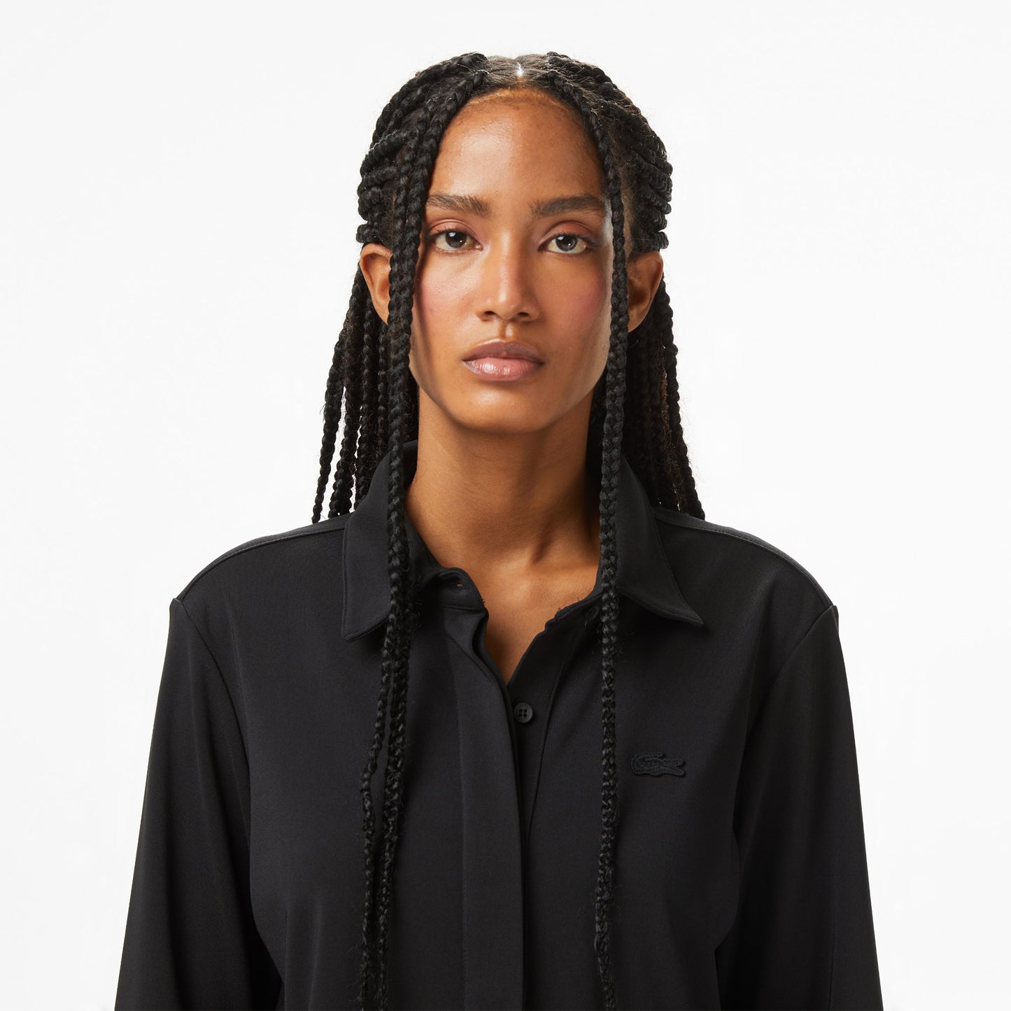Lacoste Kadın Siyah Gömlek