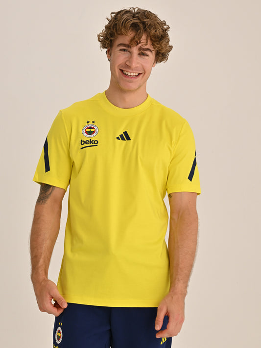 Fenerbahçe Beko 2025/26 Adidas Basketbol Sarı Erkek Tshirt