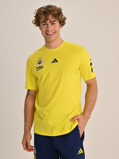 Fenerbahçe Beko 2025/26 Adidas Basketbol Sarı Erkek Tshirt