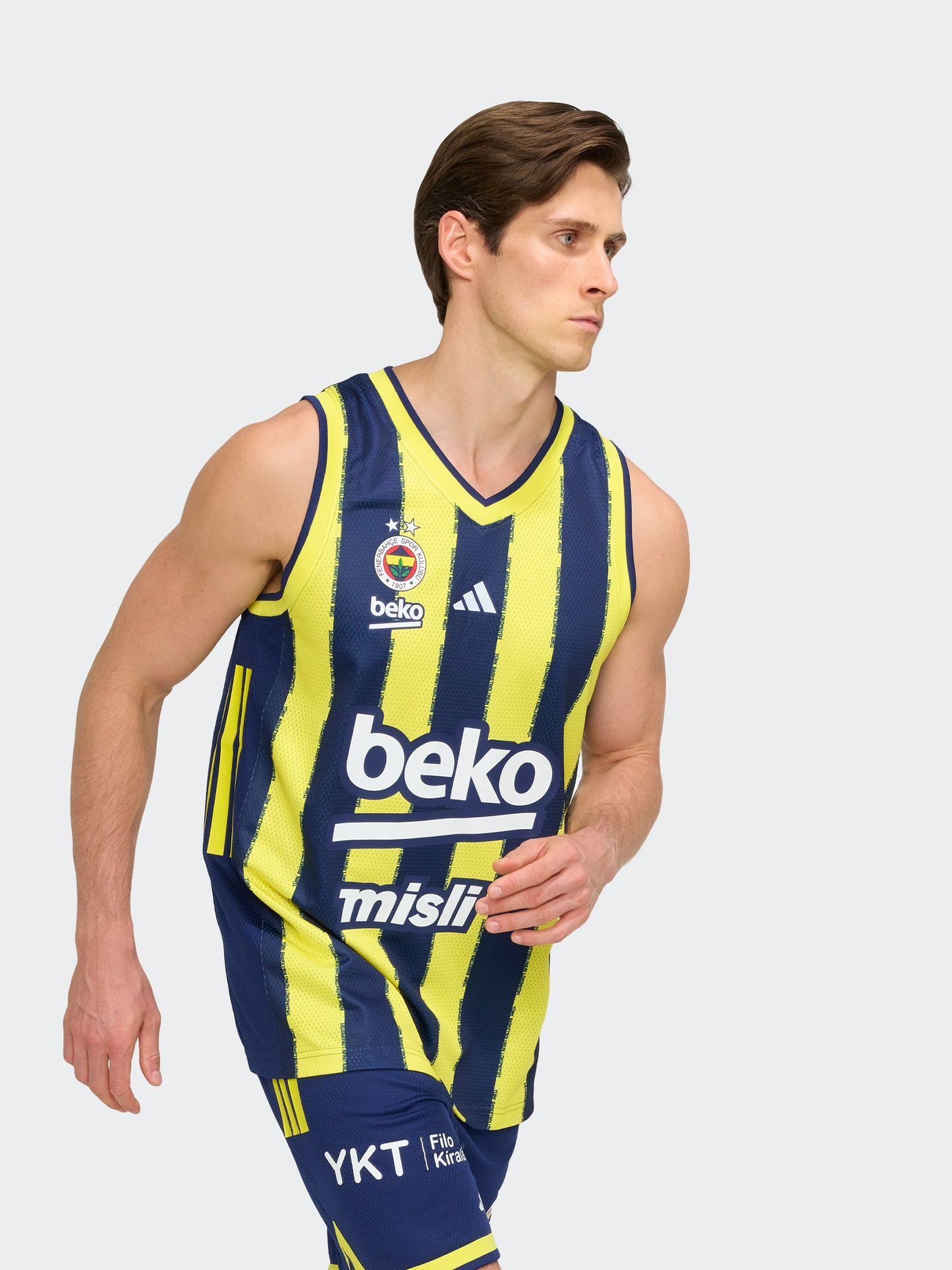 Fenerbahçe Beko 2025/26 Adidas Erkek Çubuklu Forma