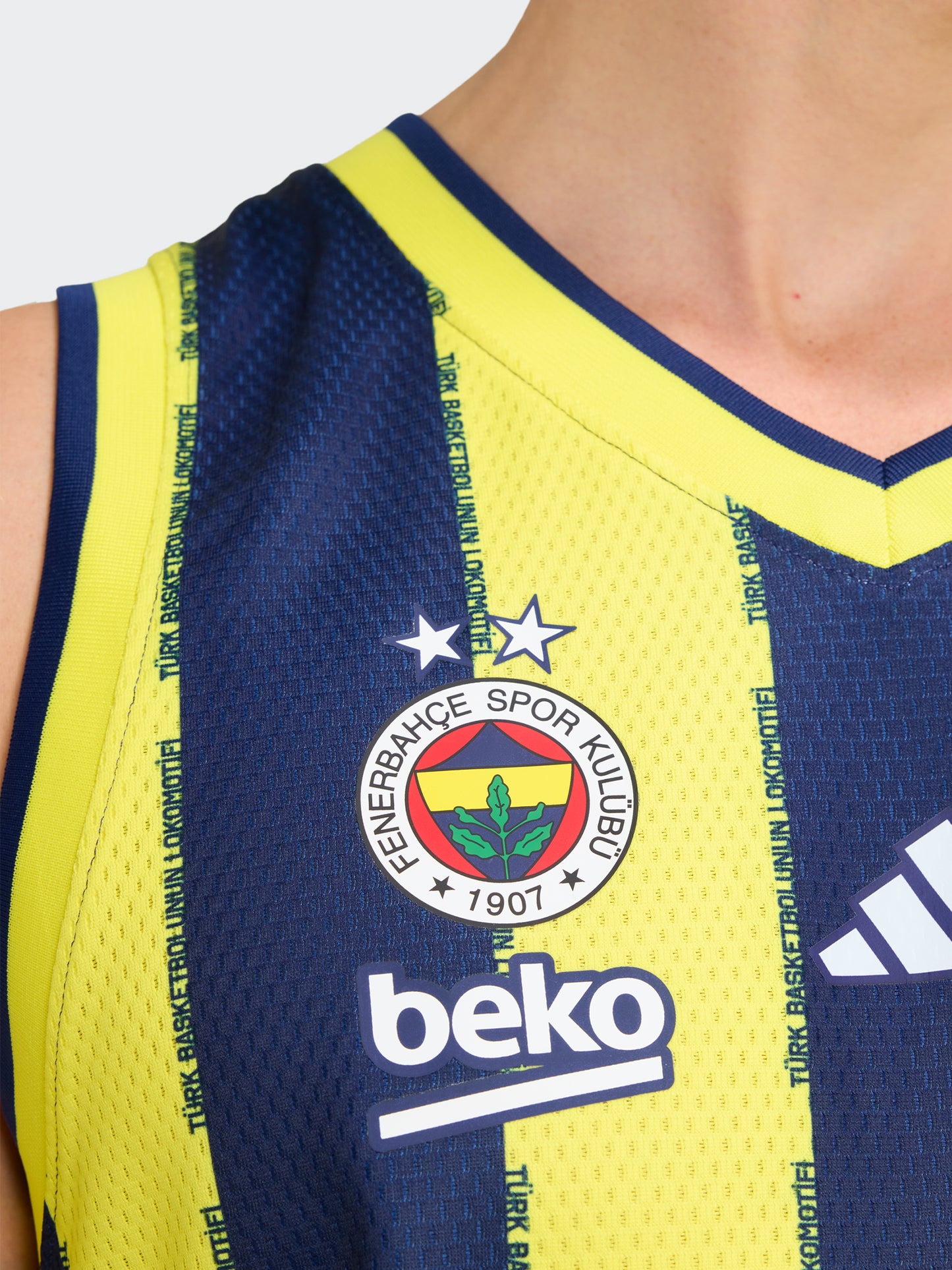Fenerbahçe Beko 2025/26 Adidas Erkek Çubuklu Forma