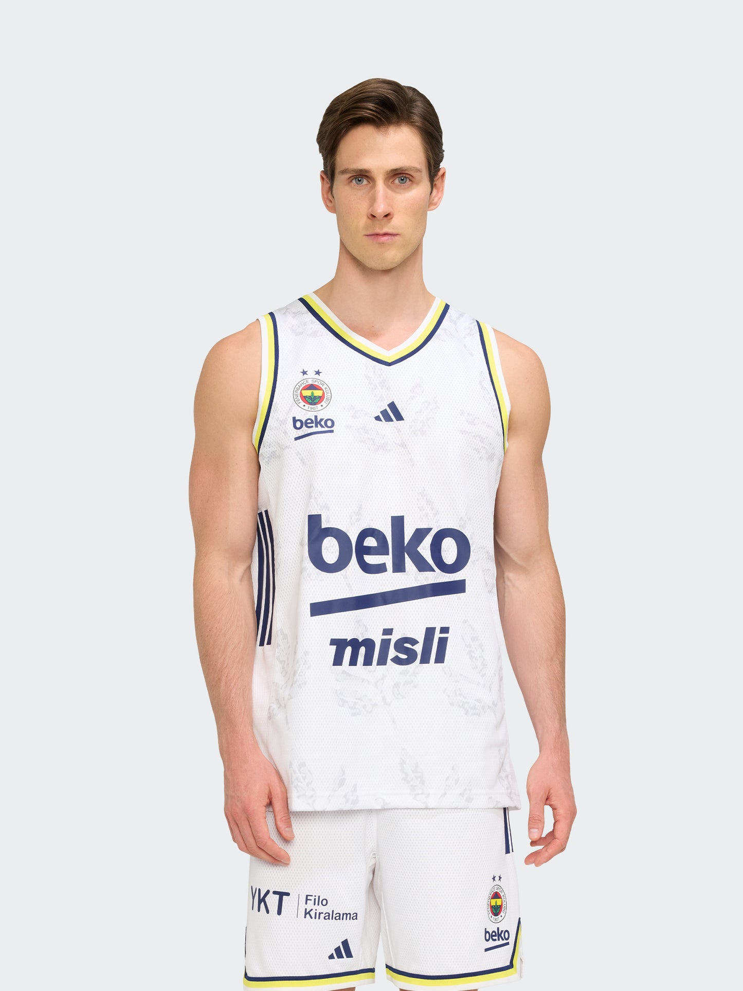 Fenerbahçe Beko 2025/26 Adidas Erkek Beyaz Forma